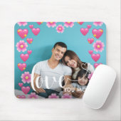 可愛いハート愛あなた母の日の写真 マウスパッド (マウス)