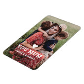 可愛いハート愛あなた母の日の写真 マグネット (左側)