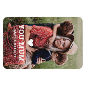 可愛いハート愛あなた母の日の写真 マグネット (横)