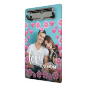 可愛いハート愛あなた母の日の写真 ミニクリップボード (アングル2)