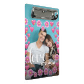 可愛いハート愛あなた母の日の写真 ミニクリップボード (アングル)