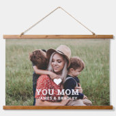 可愛いハート愛あなた母の日の写真 吊り下げ型タペストリー (正面)