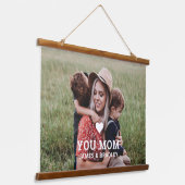 可愛いハート愛あなた母の日の写真 吊り下げ型タペストリー (傾斜あり)