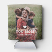 可愛いハート愛あなた母の日の写真 缶クーラー (裏面)