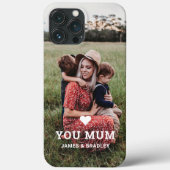 可愛いハート愛あなた母の日の写真 Case-Mate iPhoneケース (裏面)