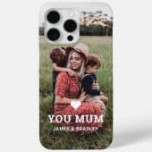 可愛いハート愛あなた母の日の写真 Case-Mate iPhoneケース (裏面)