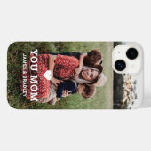 可愛いハート愛あなた母の日の写真 Case-Mate iPhoneケース (裏面 (横))