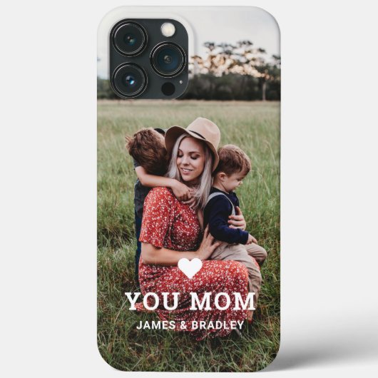 可愛いハート愛あなた母の日の写真 Case-Mate iPhoneケース (裏面)