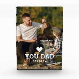 可愛いハート愛YOUパパ写真名 フォトブロック