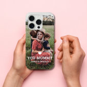 可愛いハート愛YOU MUMMY Mother's Day写真 Case-Mate iPhoneケース