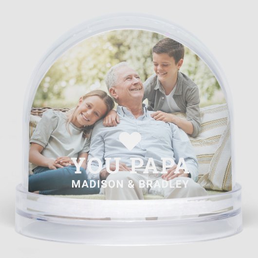 可愛いハート愛YOU PAPA父の日写真 (正面)