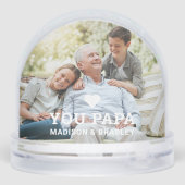 可愛いハート愛YOU PAPA父の日写真 (裏面)