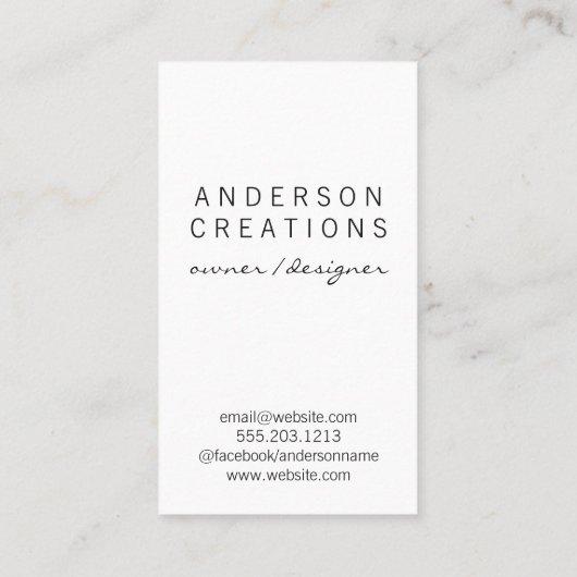 可愛いハート柄レザーストライプズ 名刺 (裏面)