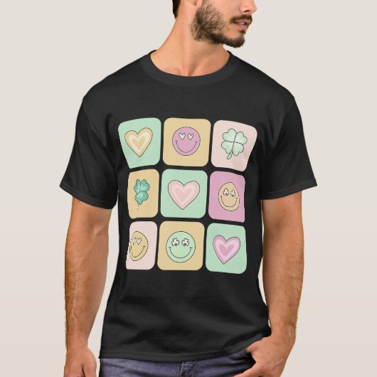 可愛いハート笑顔顔Cセントパリクー2019sデイパス Tシャツ (正面)