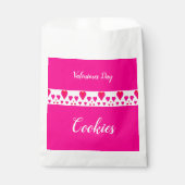 可愛いハート パターン(の模様が)ある フェイバーバッグ (正面)