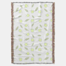 可愛いバグと離れシームレスパターン スローブランケット