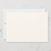 可愛いバスケットいっぱいのイチゴ誕生日 招待状 (裏面)