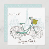 可愛いバスケットを持つヴィンテージ (正面/裏面)