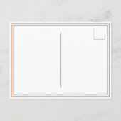 可愛いバスケットボールチョークボード写真ありがとう ポストカード (裏面)