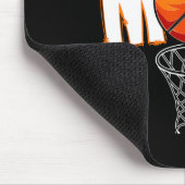 可愛いバスケットボールママ母の日Son Dauから マウスパッド (コーナー)