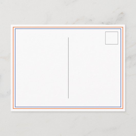 可愛いバスケットボール誕生日ありがとうフォトカード インビテーションポストカード (裏面)