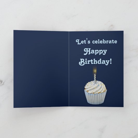 可愛いバスセットハウンドおもしろいオン誕生日カード カード (内部)