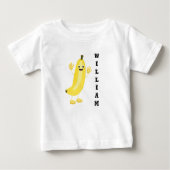 可愛いバナナ ベビーTシャツ (正面)