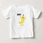 可愛いバナナ ベビーTシャツ (正面)