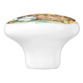 可愛いバニーとチックス セラミックノブ (側面)