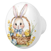 可愛いバニーとチックス セラミックノブ (右)