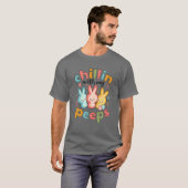 可愛いバニーイースターの私のブンニーとチリン Tシャツ (正面フル)