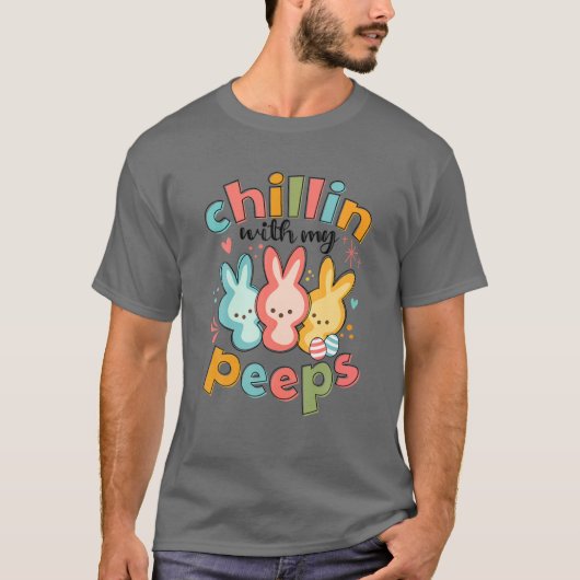 可愛いバニーイースターの私のブンニーとチリン Tシャツ (正面)