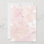 可愛いバニーピンクのフローラ妖精ライト赤ちゃんシャワー (裏面)