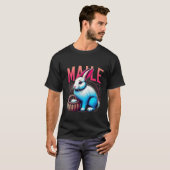 可愛いバニーラバーティー:柔らかくて愛らしいウサギ Tシャツ (正面フル)