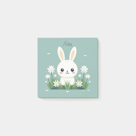 可愛いバニー付箋 ポストイット (正面)