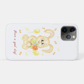 可愛いバニー前向きで Case-Mate iPhoneケース (裏面(横))