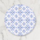 可愛いバニーPeter Rabbit男の子ベイビーシャワーありがとう フェイバータグ (裏面)