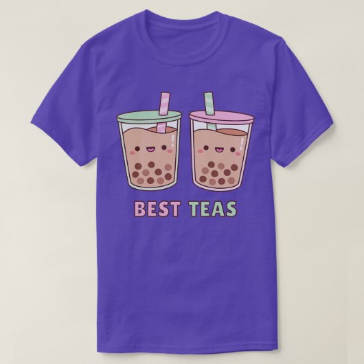 可愛いバブルティー最高のテーズパン Tシャツ (デザイン正面)