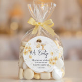 可愛いバプテスペインのスマ《キリスト教》洗礼式や命名式のバウティゾ ラウンドシール