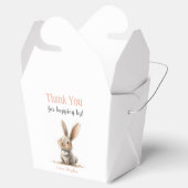 可愛いバラキッズバニー誕生日ありがとう フェイバーボックス (オープン)