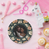 可愛いバラビーチ結婚式結婚プレート感謝していfor U ペーパープレート (パーティー)