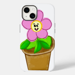 可愛いバラ色のポッティポッテッドフラワーケースメイトiPhoneケース Case-Mate iPhone 14ケース