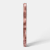 可愛いバラ金ゴールドフランスのピンクブルドッグかわいらしシック SAMSUNG GALAXYケース (左側面)