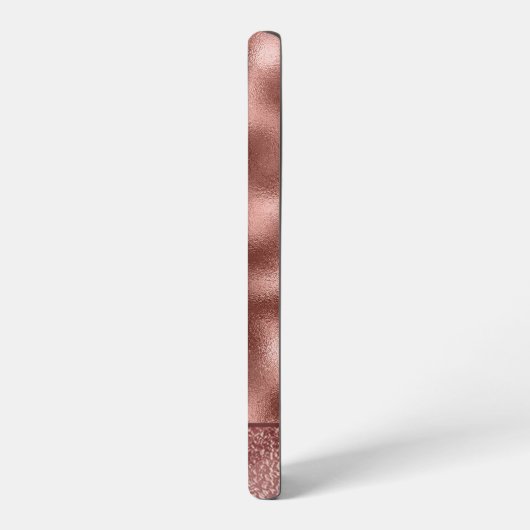 可愛いバラ金ゴールドフランスのピンクブルドッグかわいらしシック SAMSUNG GALAXYケース (左側面)