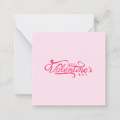 可愛いバルーンテディベアバジェットバレンタインデー ノートカード (裏面)