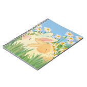 可愛いバンニー自然 ノートブック (左側)