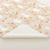 可愛いバンニー シェルパブランケット (3/4)