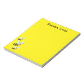 可愛いバンブルミツバチ ノートパッド (回転)