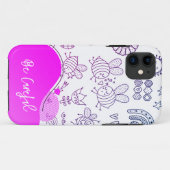 可愛いバンブルミツバチiPhoneケース Case-Mate iPhoneケース (裏面(横))