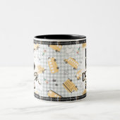 可愛いバ最高のスドライバ ツートーンマグカップ (中央)